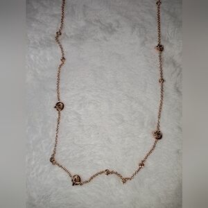 Kendra Scott Rose Gold Beaded Necklace